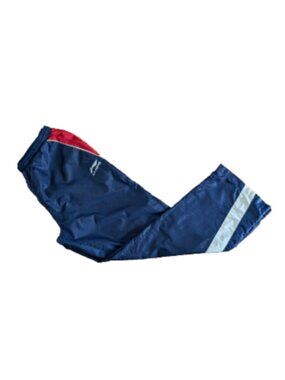 Li Ning Champion Basketball Nylon Warm Up Pants Wade Red White Blue Sz XXL